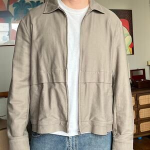 Club Monaco Tan Bomber XL